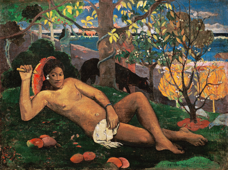 Vornehme Mrs. (Te Arii Vahine) von Paul Gauguin