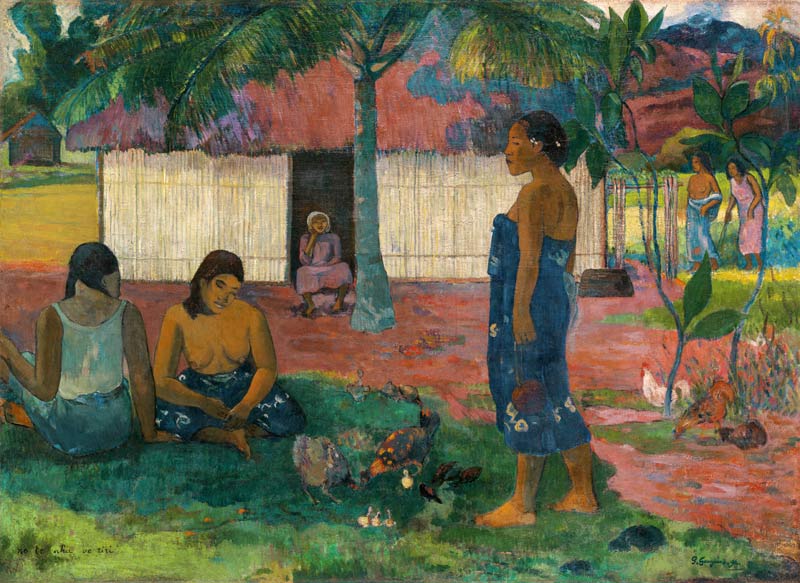 Warum bist du ärgerlich von Paul Gauguin