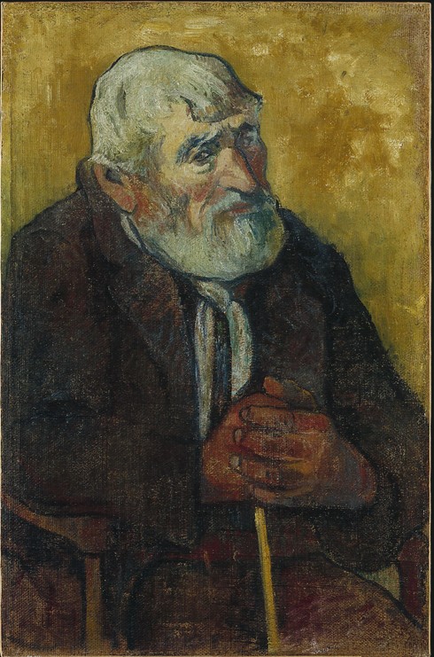 Alter Mann mit Stock von Paul Gauguin