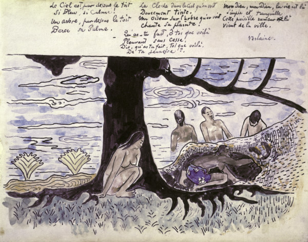 Badende von Paul Gauguin