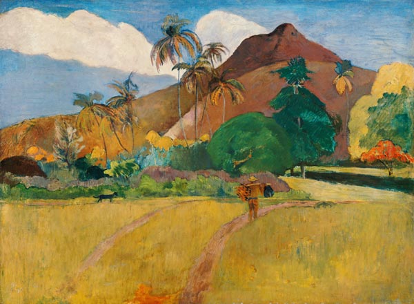 Berge auf Tahiti von Paul Gauguin