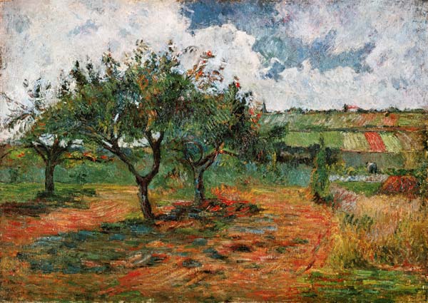 Blühende Apfelbäume von Paul Gauguin