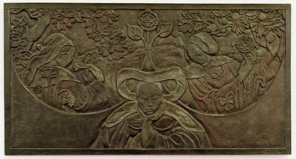 Bretoninnen (Relief) von Paul Gauguin