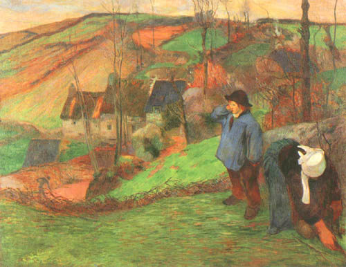 Bretonischer Schäfer von Paul Gauguin