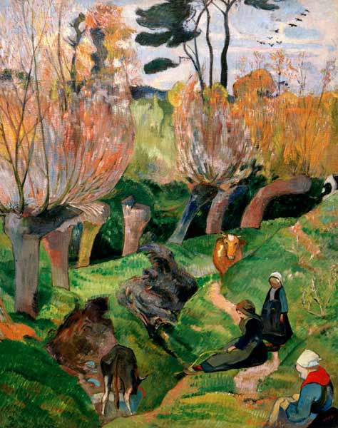 Die Weiden von Paul Gauguin