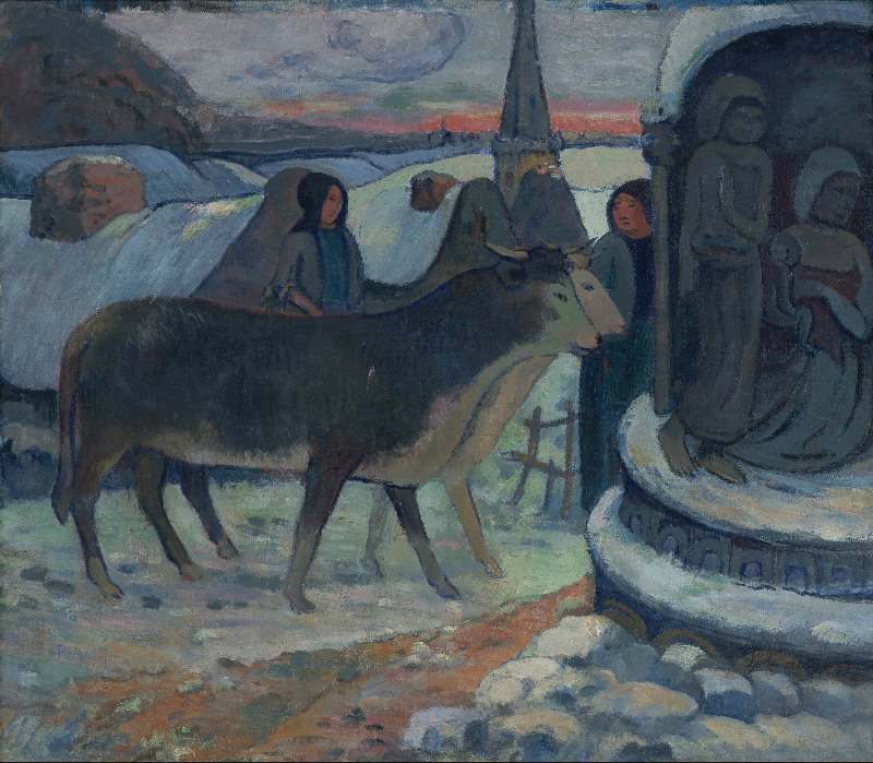 Die Heilige Nacht Die Segnung der Ochsen von Paul Gauguin