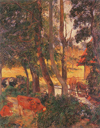 Ecke eines Weihers von Paul Gauguin