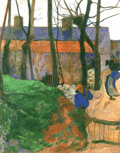 Häuser in Le Pouldu von Paul Gauguin