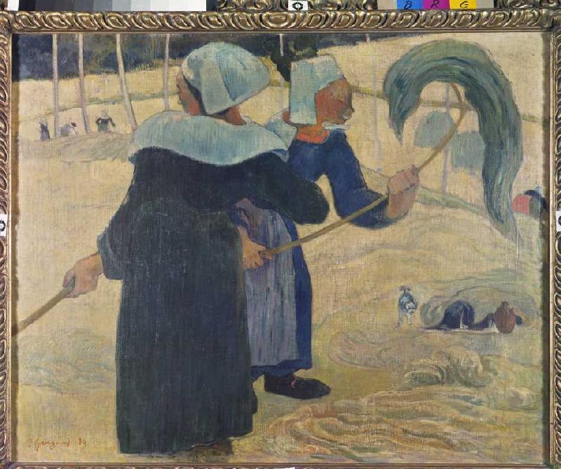 Die Heumacherinnen von Paul Gauguin
