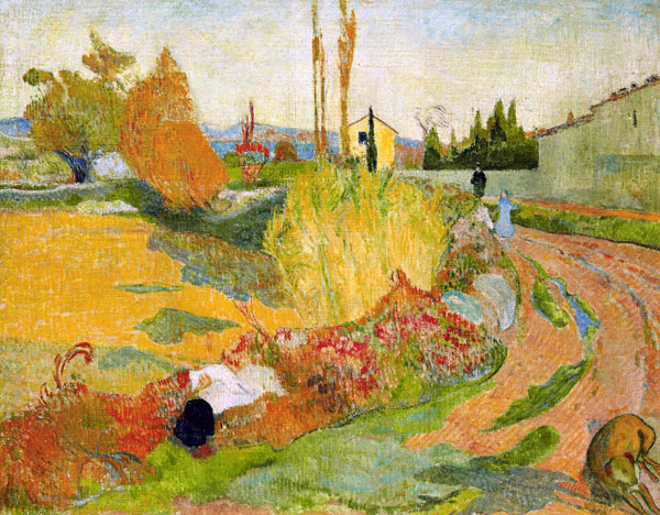 Landschaft bei Arles von Paul Gauguin