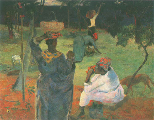 Mangofruchternte von Paul Gauguin