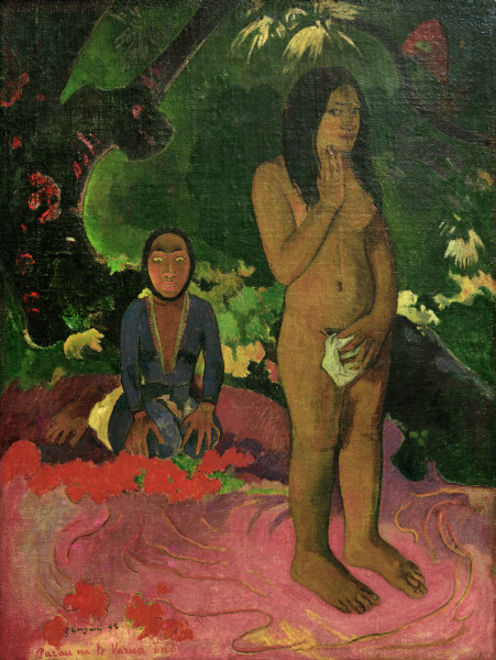 Parau na te varua ino von Paul Gauguin