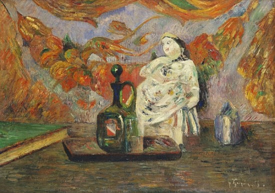 Still Life with a Ceramic Figurine von Paul Gauguin