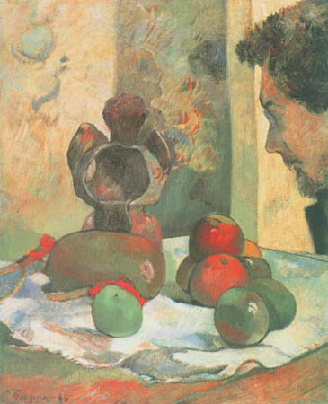 Stilleben mit dem Profil von Charles Laval von Paul Gauguin