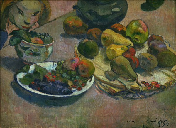 Stilleben mit Früchten von Paul Gauguin