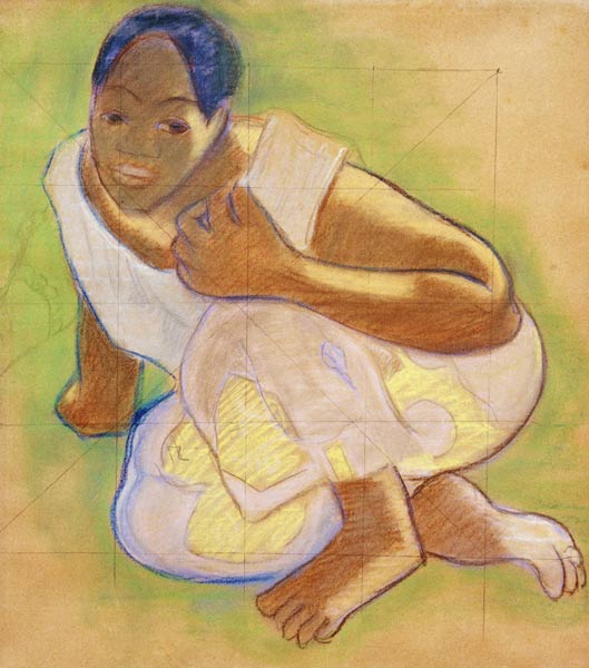 Studie zu: Wann heiratest Du? von Paul Gauguin