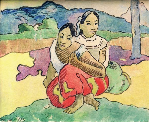 Studie zu: Wann heiratest Du? von Paul Gauguin