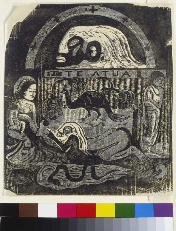 Te Atua - Les Dieux (Te Atua - Die Götter) von Paul Gauguin