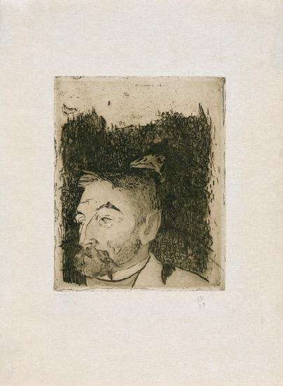 Porträt von Schriftsteller Stéphane Mallarmé (1842-1898) 1891