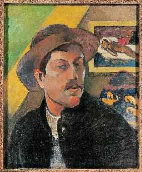 Self Portrait in a Hat 1893-94