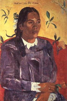 Vahine No Te Tiare (Woman with a Flower) 1891