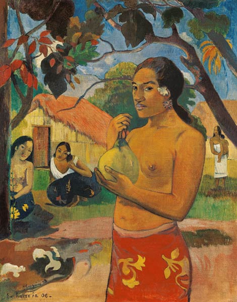 Wohin gehst Du? (Ea haere ia oe) von Paul Gauguin