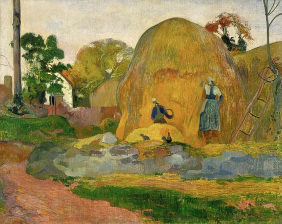 Yellow Haystacks, or Golden Harvest von Paul Gauguin