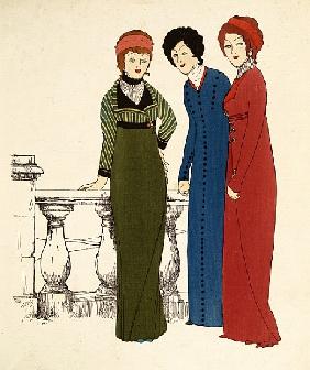 Three ladies in dresses ()