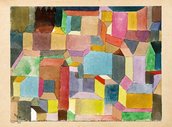 Mittelalterliche Stadt von Paul Klee