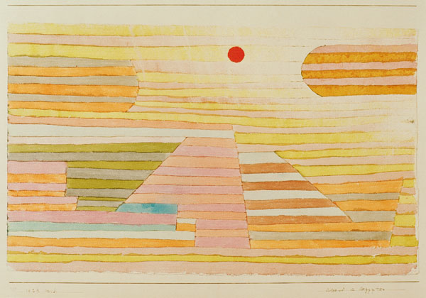 Abend in Aegypten, 1929.33. von Paul Klee