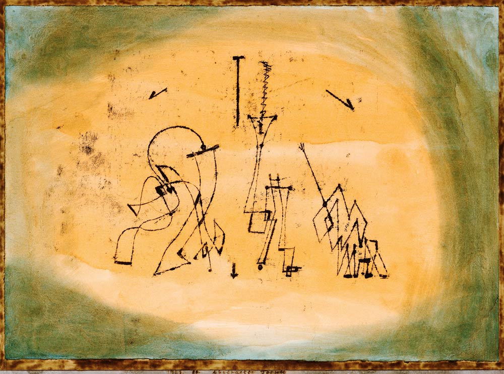 Abstraktes Terzett von Paul Klee