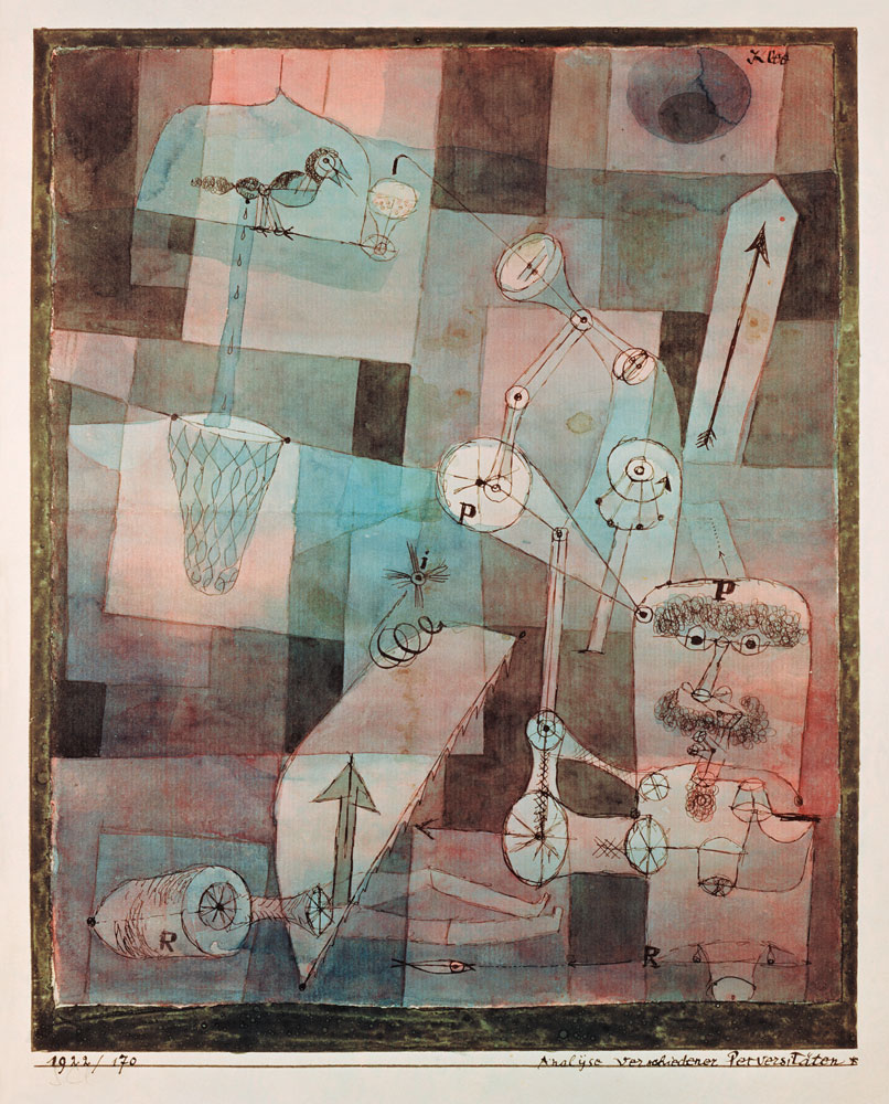 Analyse verschiedener Perversitäten von Paul Klee