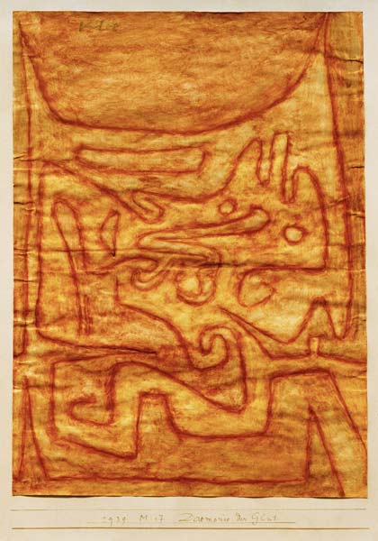Daemonie der Glut, 1939, 137, (M 17). von Paul Klee