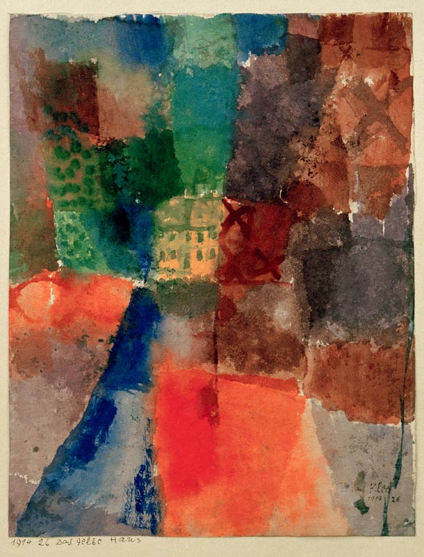 Das gelbe Haus, 1914. 26 von Paul Klee