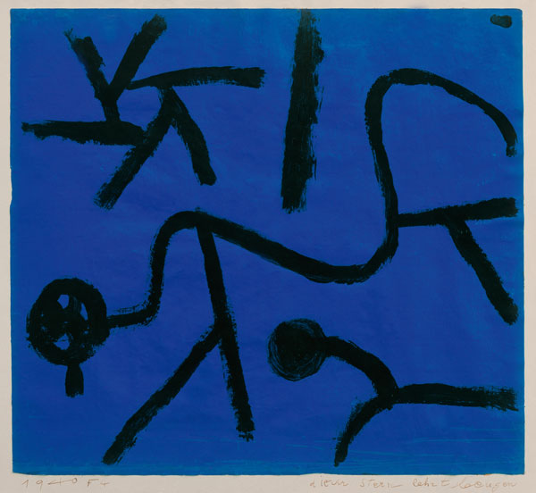 Dieser Stern lehrt beugen, 1940, von Paul Klee