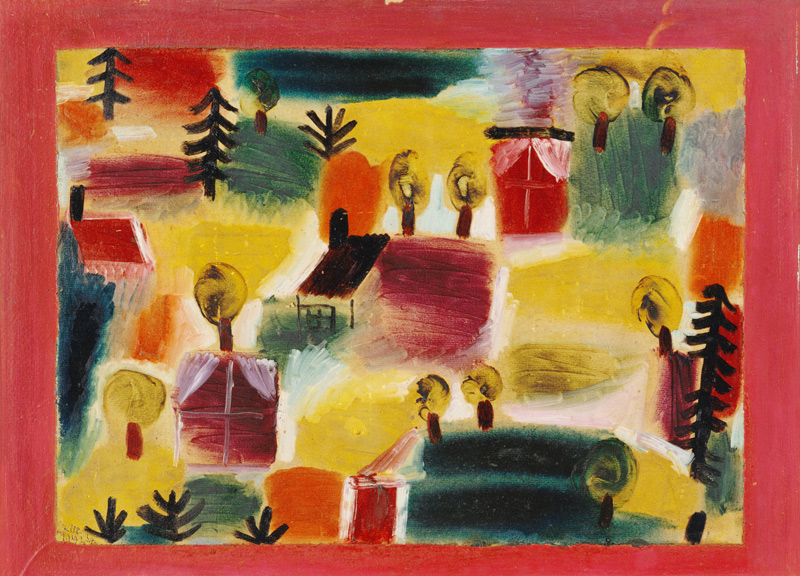 Dorflandschaft. von Paul Klee