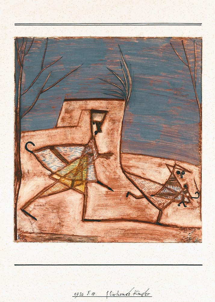Fliehende Kinder von Paul Klee