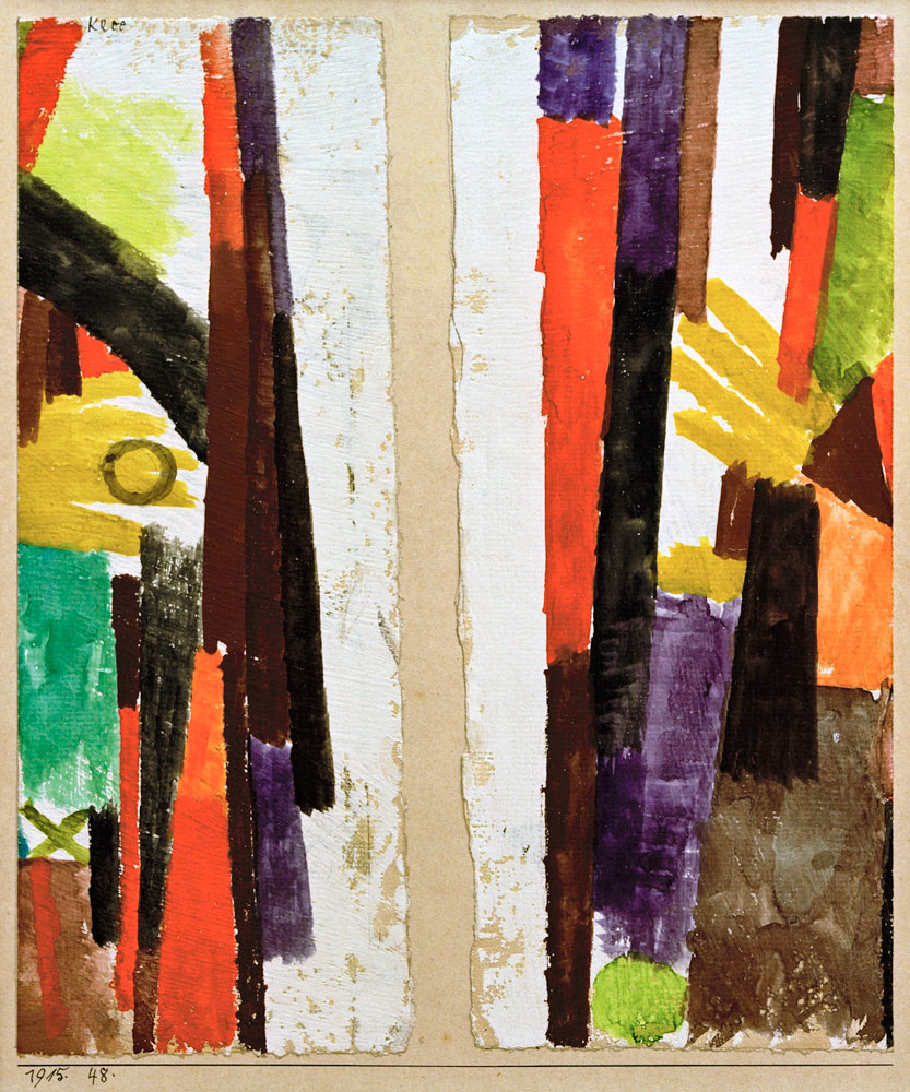 Flügelstücke zu 1915 45. – 1915,48 von Paul Klee