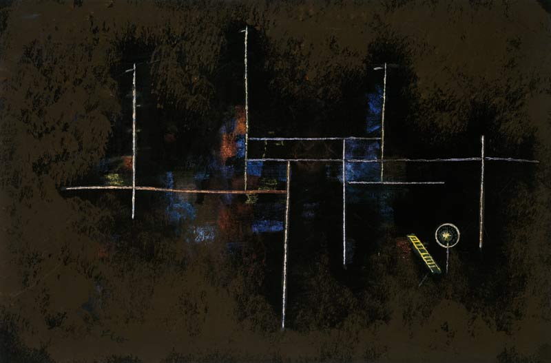 Gerüst eines Neubaues. Nr1 von Paul Klee