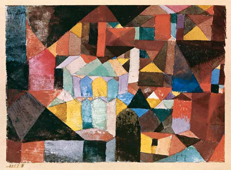 Heitere Architektur von Paul Klee