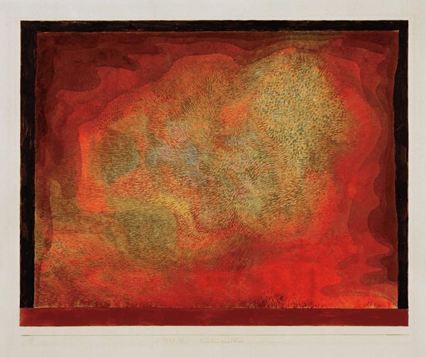 Hoehlen ausblick, von Paul Klee