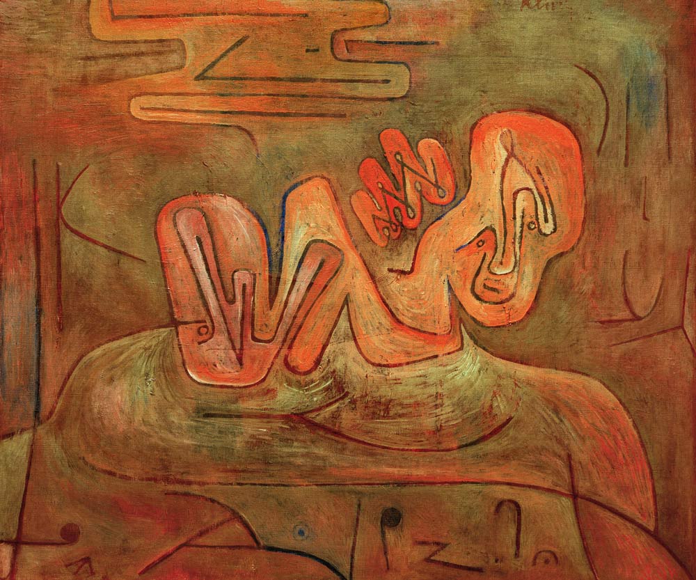 Katastrophe der Sphinx von Paul Klee