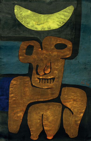 Luna der Barbaren, 1939, 284 (V 4). von Paul Klee