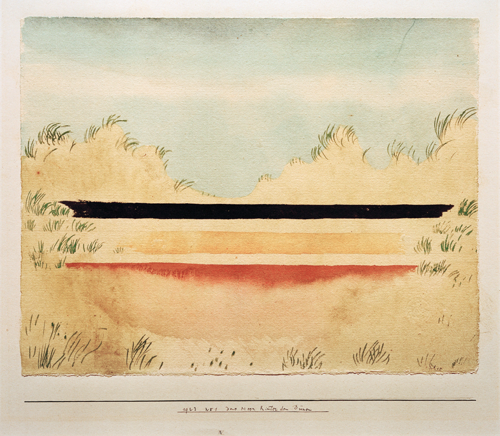 Das Meer hinter den Duenen von Paul Klee