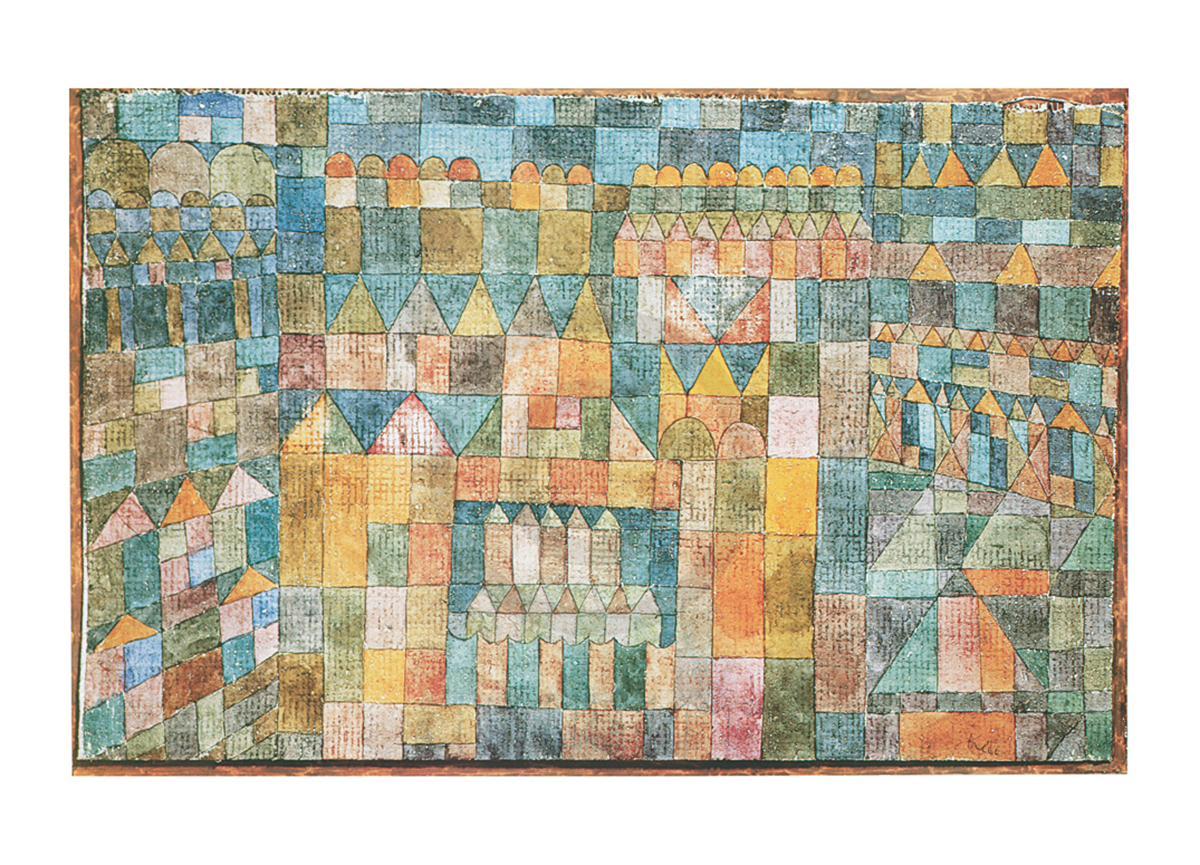 Quartiere  - (PK-153) von Paul Klee