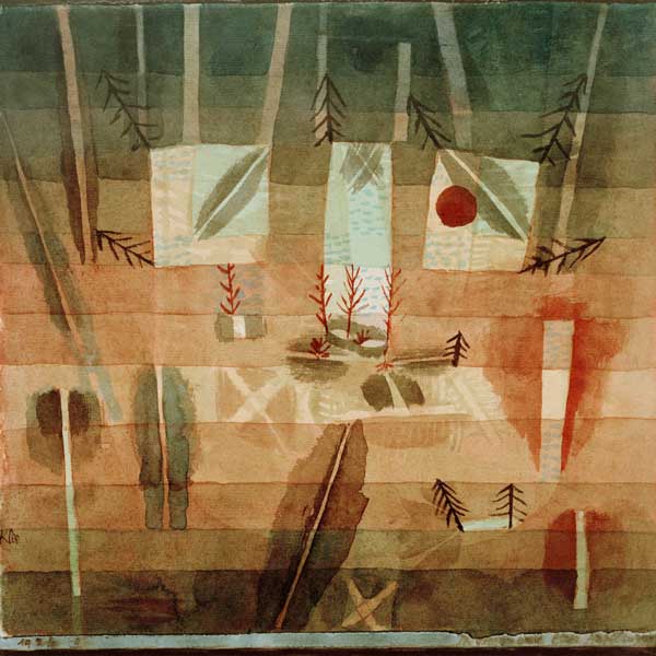Physiognomie einer Anpflanzung, von Paul Klee