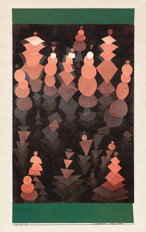 Reifendes Wachstum von Paul Klee