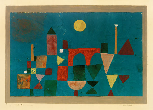 Rote Bruecke, 1928.58 (O 8) von Paul Klee