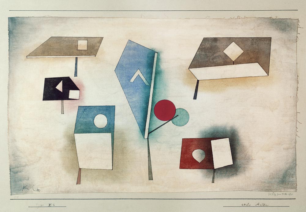 Sechs Arten, 1930 von Paul Klee