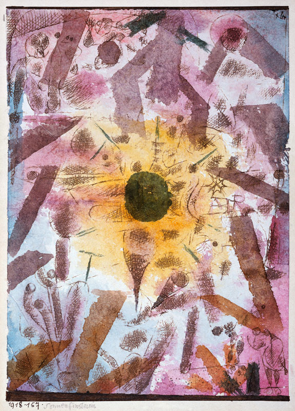 Sonnenfinsternis von Paul Klee